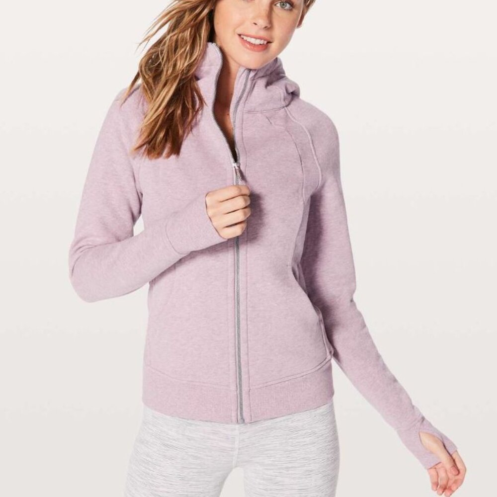 Lululemon Scuba Full-Zip Hoodie Light Purple